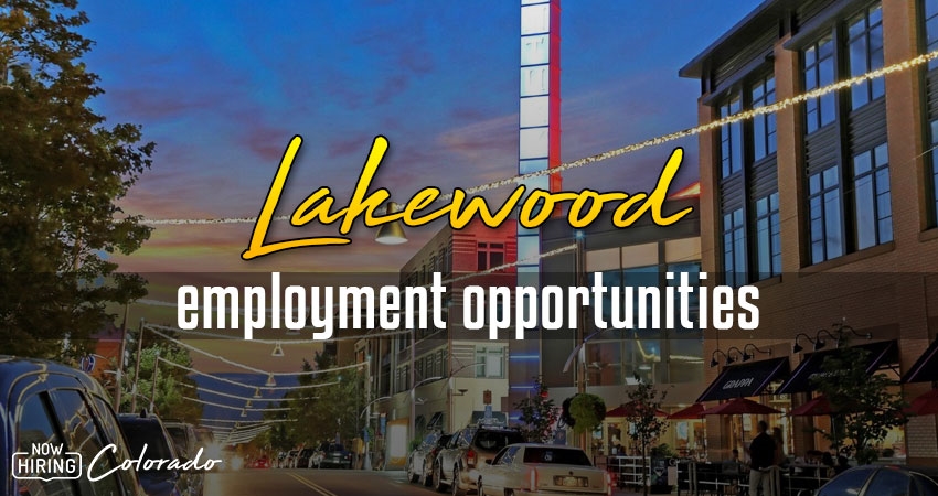 Jobs in Lakewood, Colorado